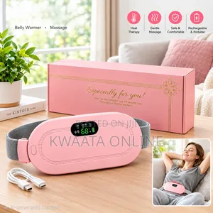 MENSTRUAL CUP Heating Pad for Period Cramps, Belly Electric Heat Belt