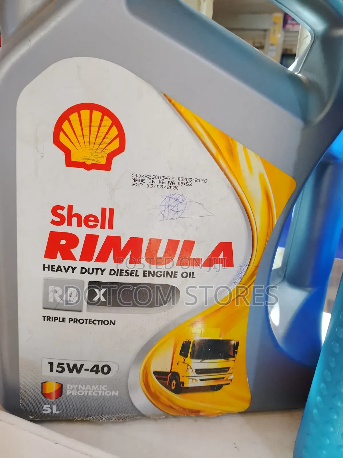 5L Shell Rimula R4 X 15w-40 Heavy-Duty Diesel Engine Oil