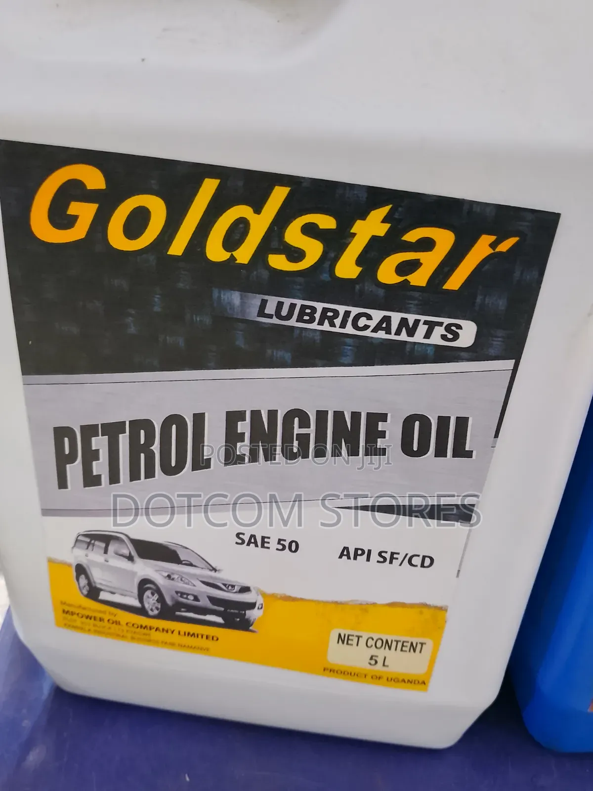5L Goldstar Lubricants Petrol Engine Oil (SAE 50, API SF/CD),