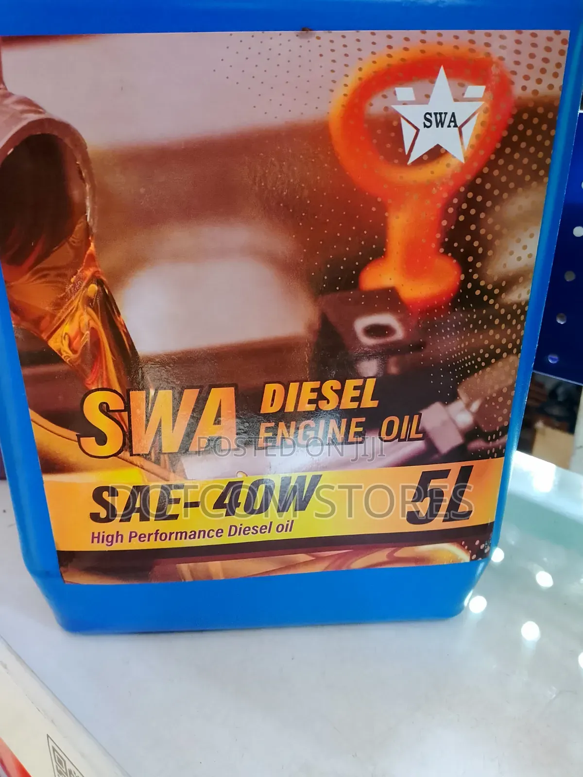 5L SWA Brand SAE-40W High Performance Diesel Engine Oil.