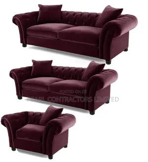 Sofas/Extra High Density Chesterfield 5 Seaters Sofas From 1,700,000/-