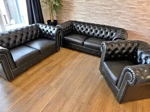Sofas/All Pure Leather Chesterfield Sofas 5 Seaters From 2,200,000/-
