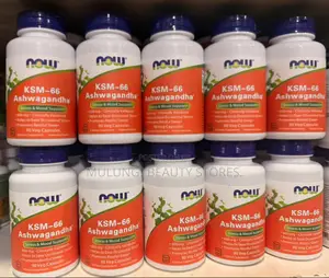 Now KSM-66 Ashwagandha Capsules Stress and Moods