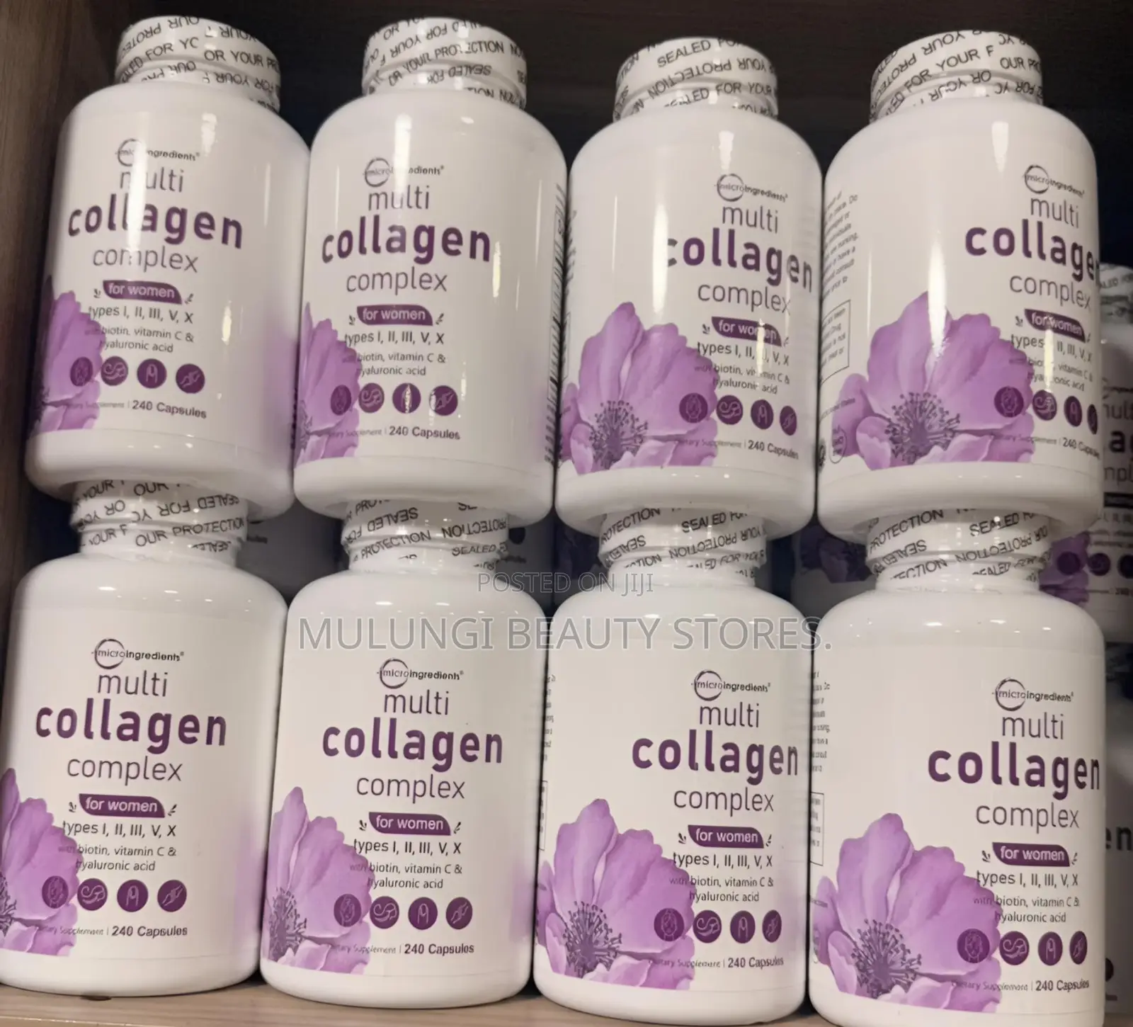 Micro Ingredients Multi Collagen Peptides Complex (240 Capsules).