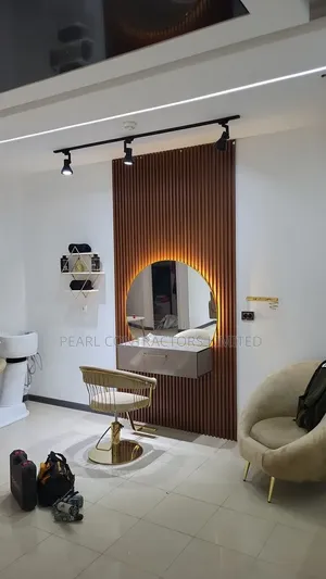 Modern Salon Full Interior Designing and Customization Setup Services