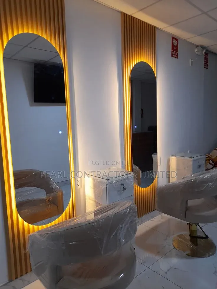 Modern Salon Full Interior Designing and Customization Setup Services