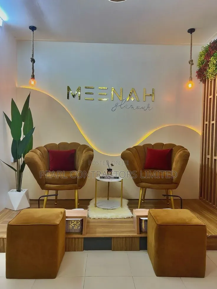 Modern Salon Full Interior Designing and Customization Setup Services