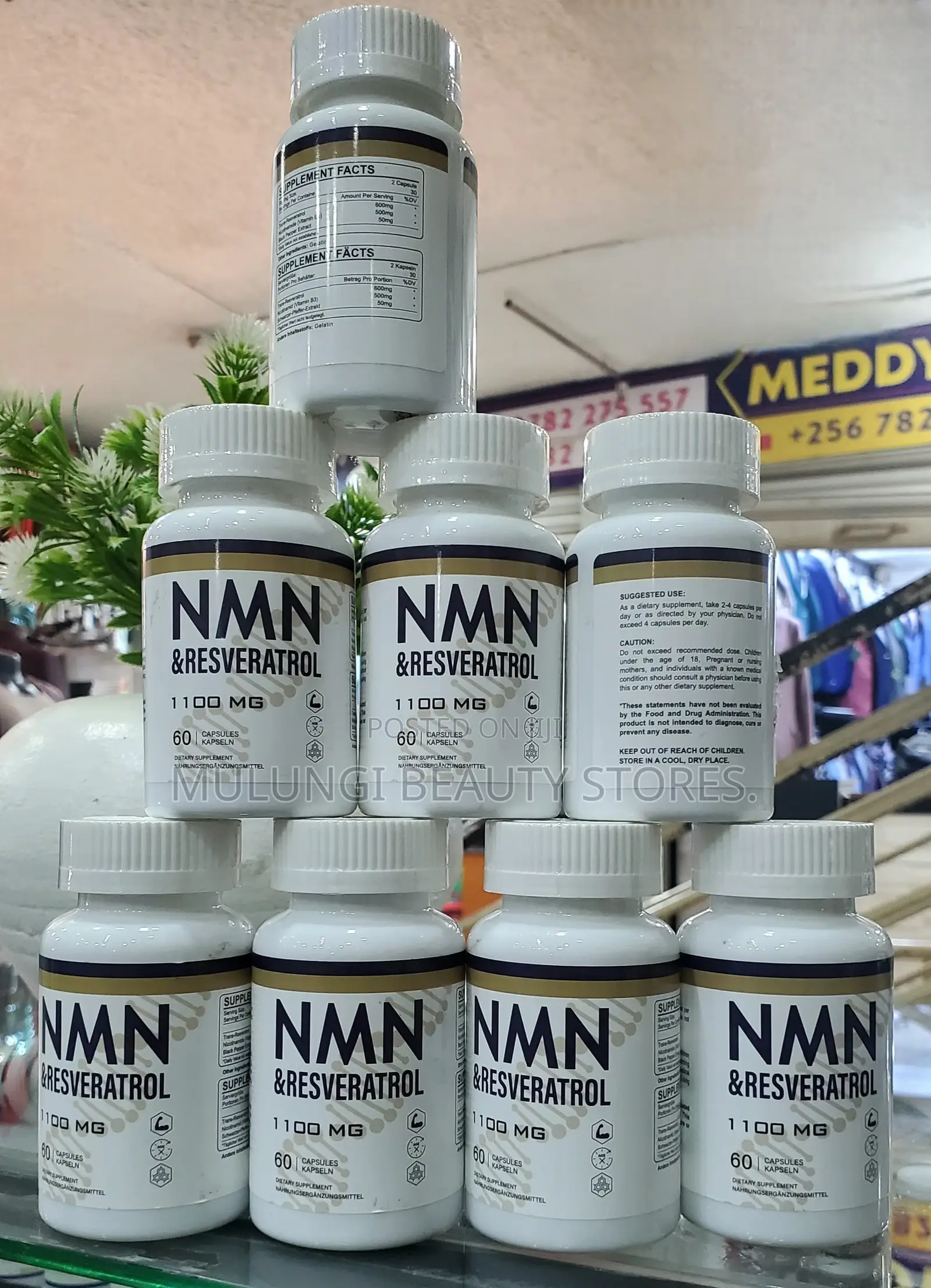 NMN & Resveratrol 1100 Mg Anti-Aging Dietary