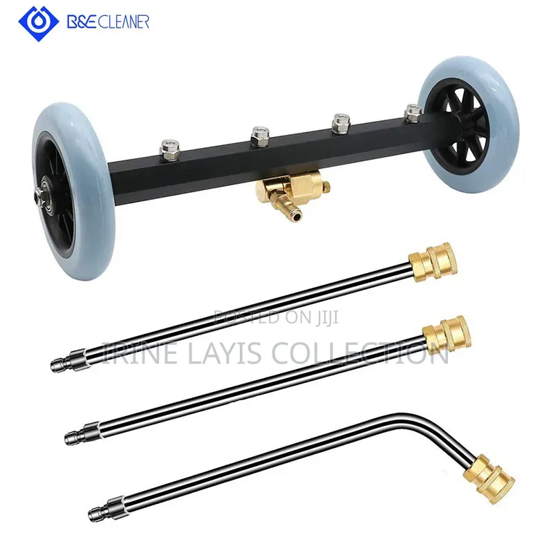 3-in-1 Pressure Washer Undercarriage Cleaner and Water Broom