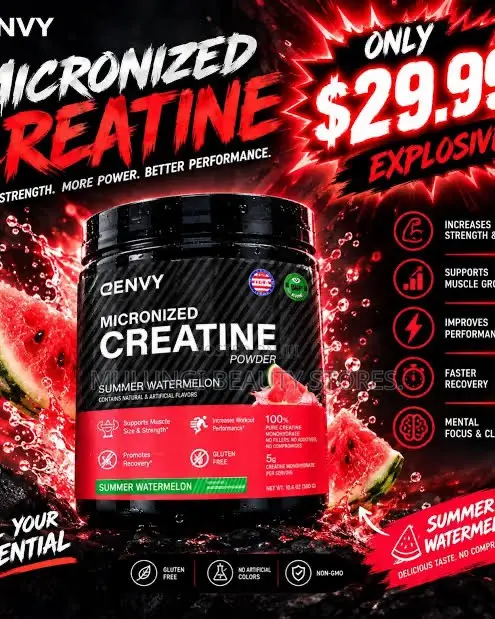 Cenvy Micronized Creatine Monohydrate Powder