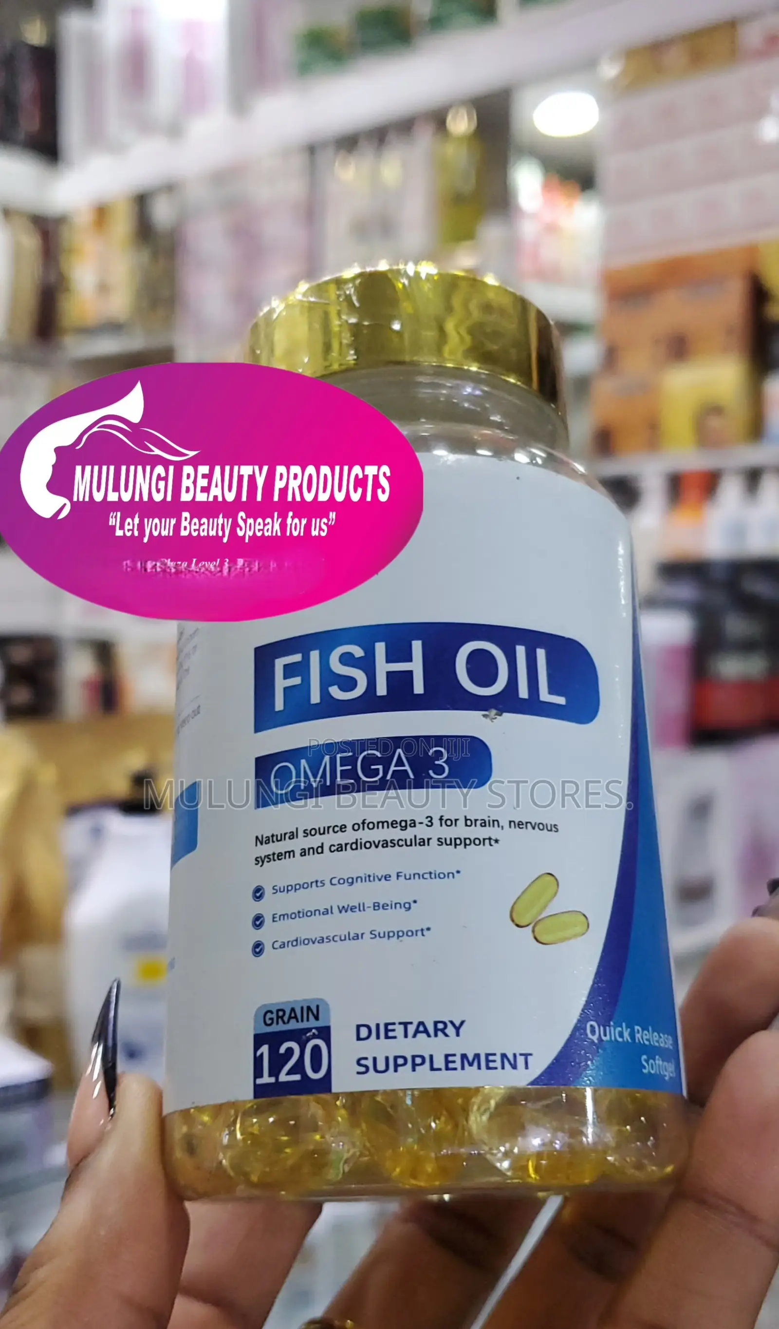 Omega-3 Fish Oil  Soft Gel