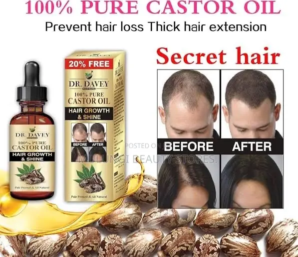 Pure Castor Oil Hair Growth & Shine Serum