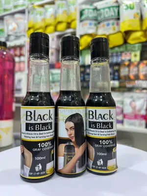 Black Is Black Grey Hair Coverage Oil