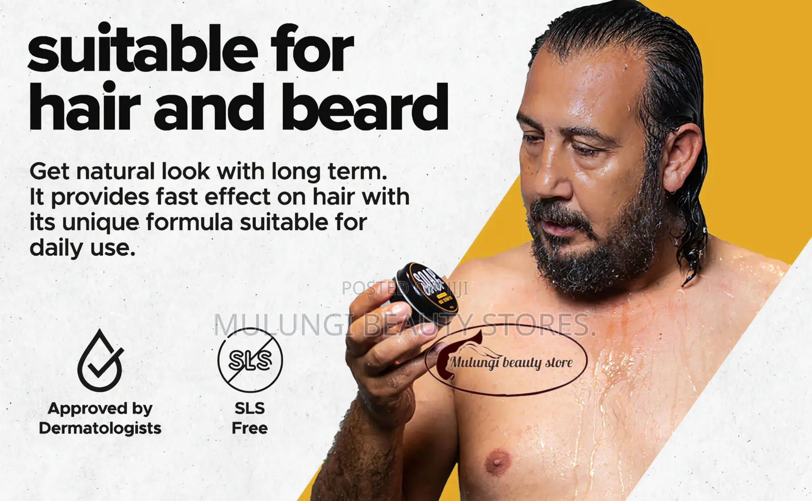 Grey Hair Coverage Black Soap Shampoo