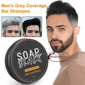 Grey Hair Coverage Black Soap Shampoo