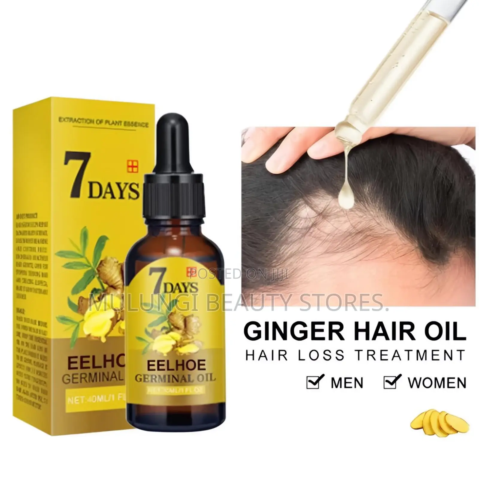 7 Days Ginger Germinal Oil / Hair Growth Serum