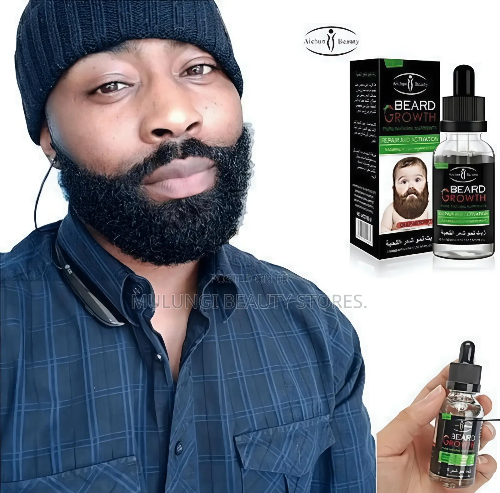 Aichun Beauty 3-in-1 Beard Growth Care Kit