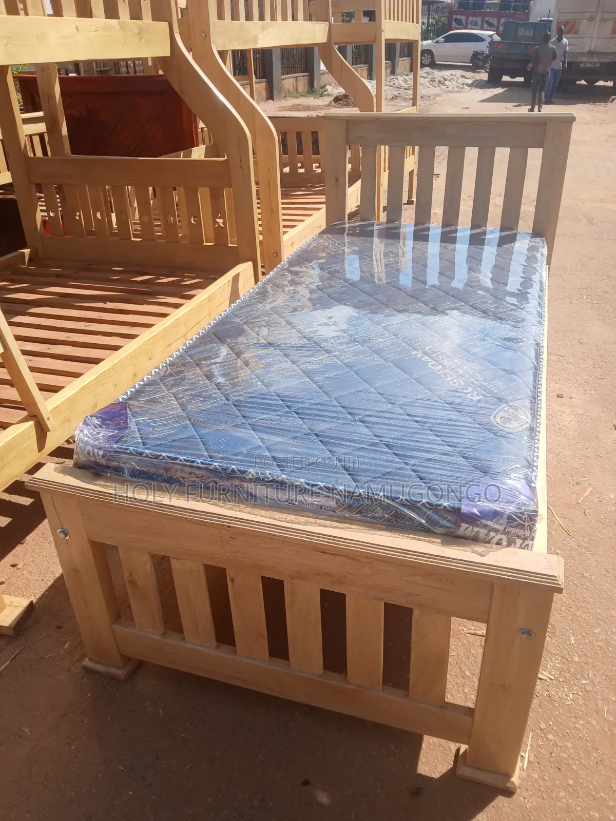 Wooden Bed for 3by6