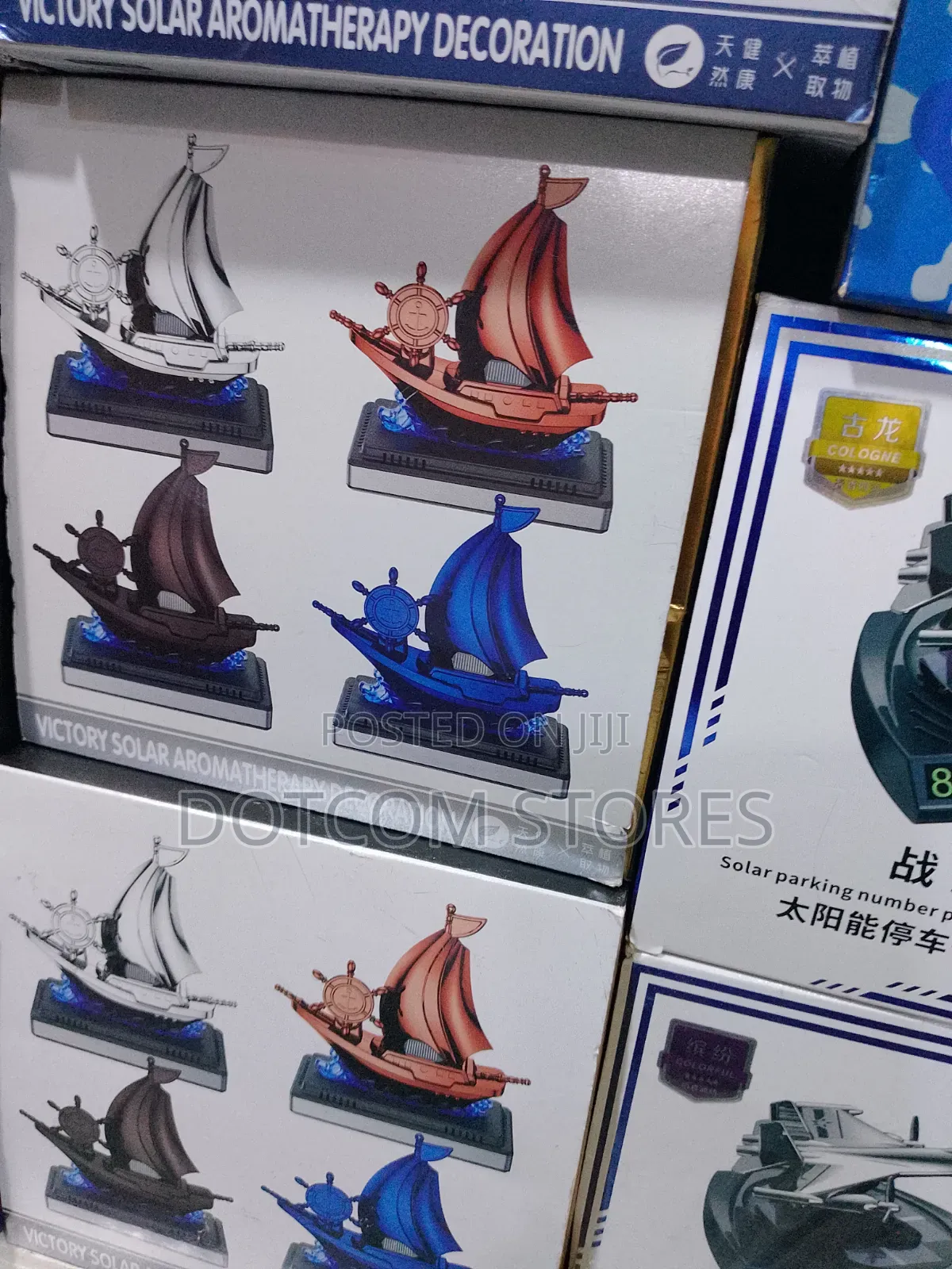 AUGEN Solar Ship Design Rotating Car Air Freshener