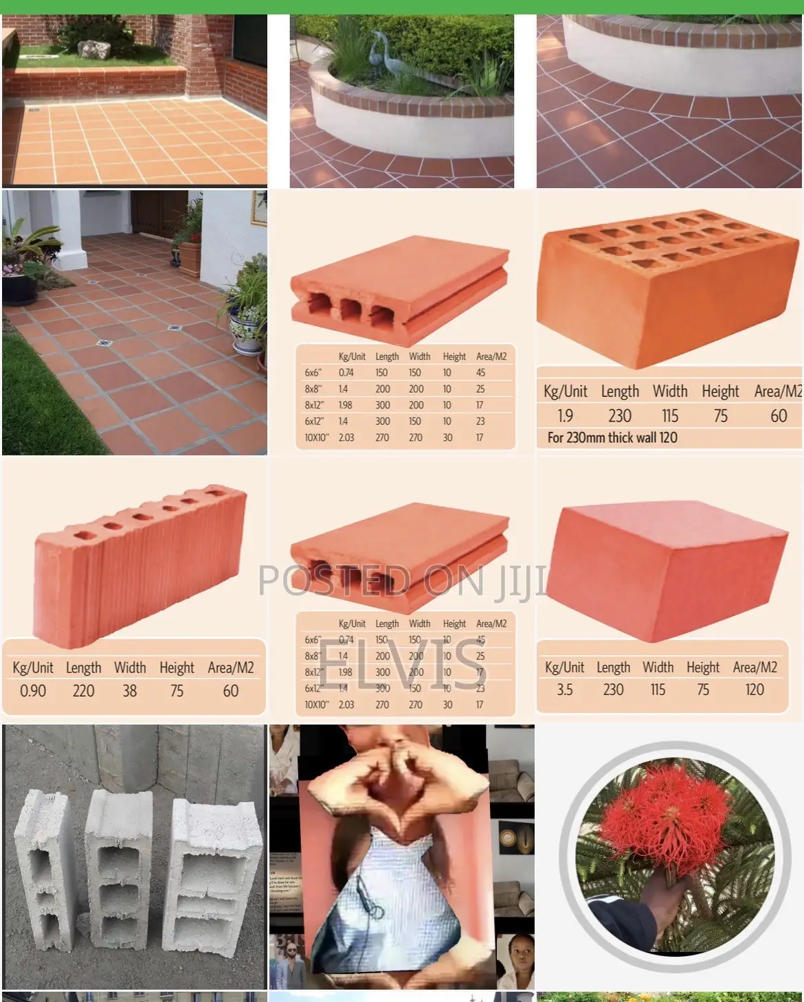 Clay&concrete Blocks