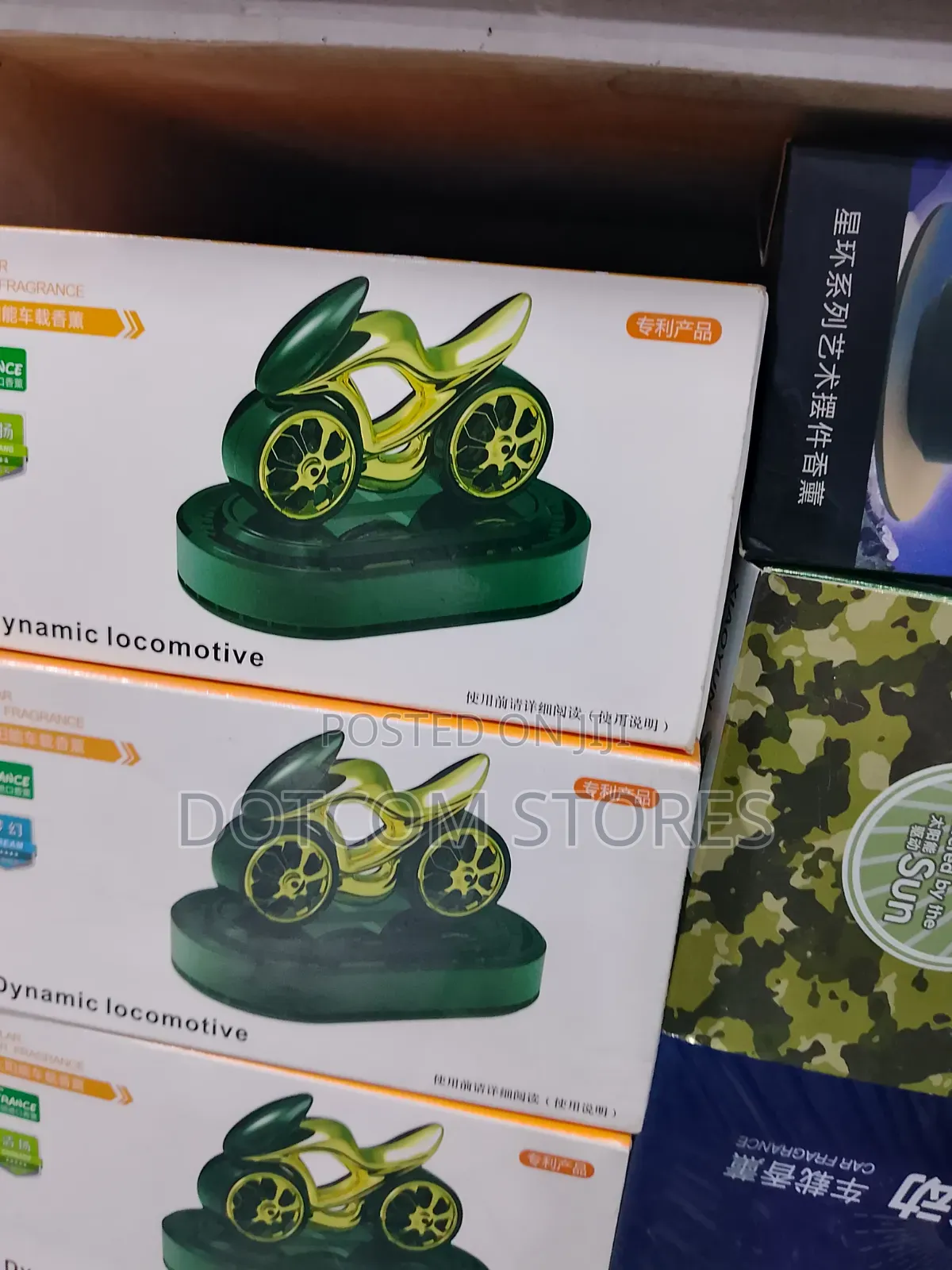 Motorcycle Style Solar Powered Car Air Freshener