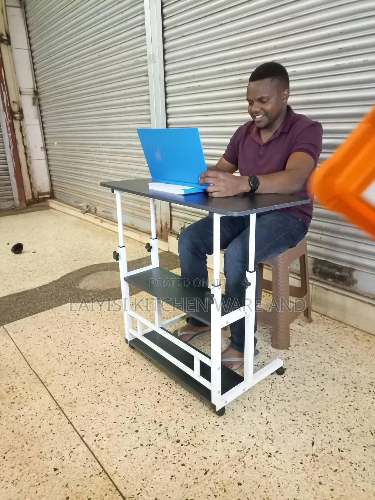 Adjustable Double-Pole Laptop Reading Table Multi-PurposeHome, Office,