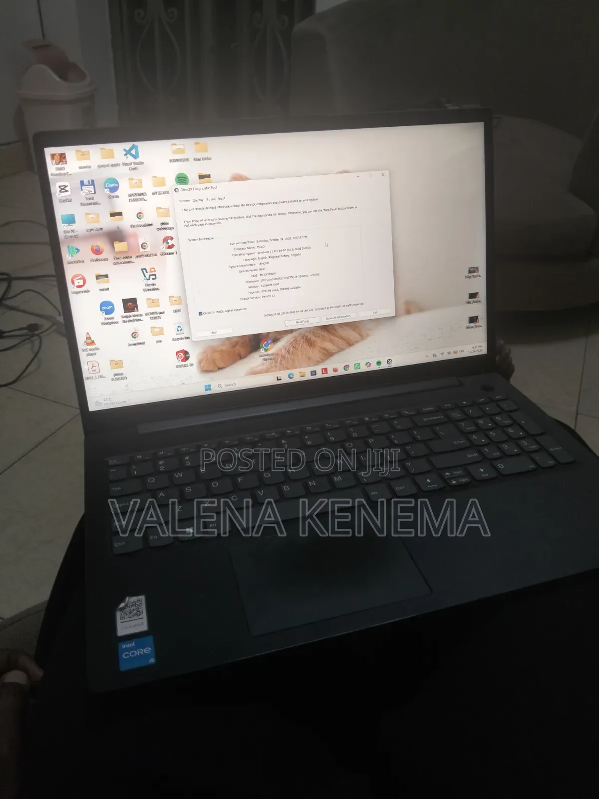 Laptop Lenovo V15 16GB Intel Core i5 HDD+SSD 512GB