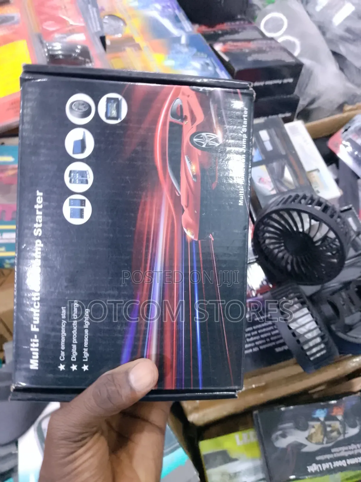 Portable Car Jump Starter With Air Compressor