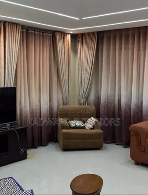 Brown Hard Tree curTain Design Per Metre