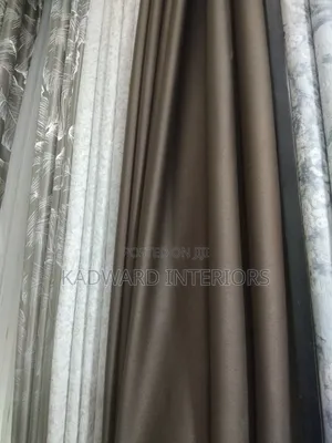 Brown Hard Tree curTain Design Per Metre
