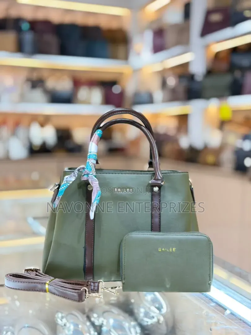 2 Piece Bailey Hand Bag/Wallet Set