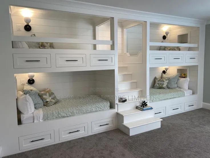Beds/Estate Inbuilt Bunk Beds in Any Colour and Design 4,000,000/-