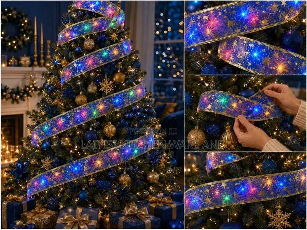 LED Christmas Ribbon 4m, 40 LED, Purple