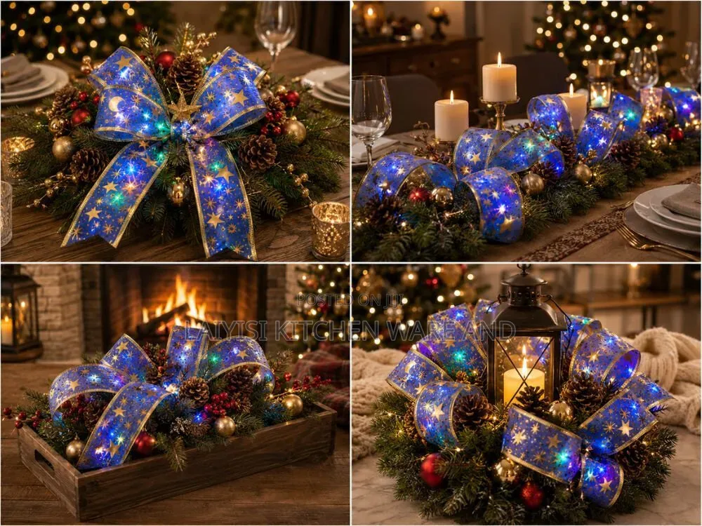 LED Christmas Ribbon 4m, 40 LED, Purple