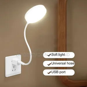 LED Bedside Lamp, USB Powered Small Desk Light for Bedroom, HomeOffice