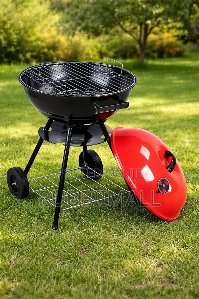 Portable 17-Inch Round Kettle Charcoal Barbecue Grill