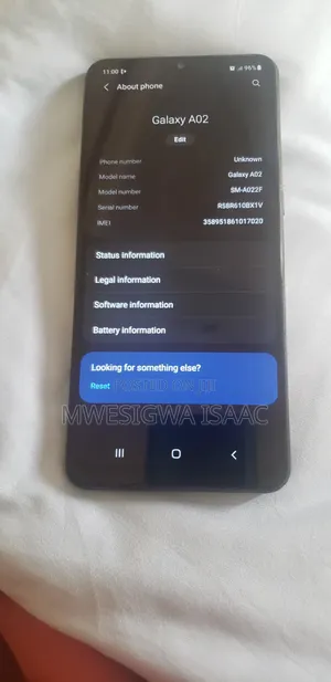 Samsung Galaxy A02 64 GB Black