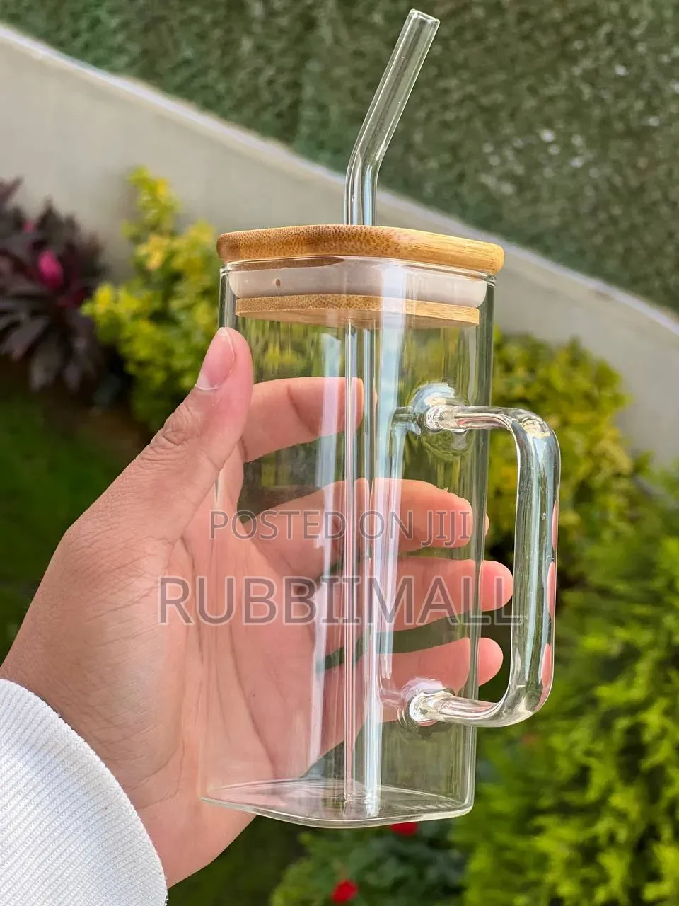 Transparent Square Glass Mug