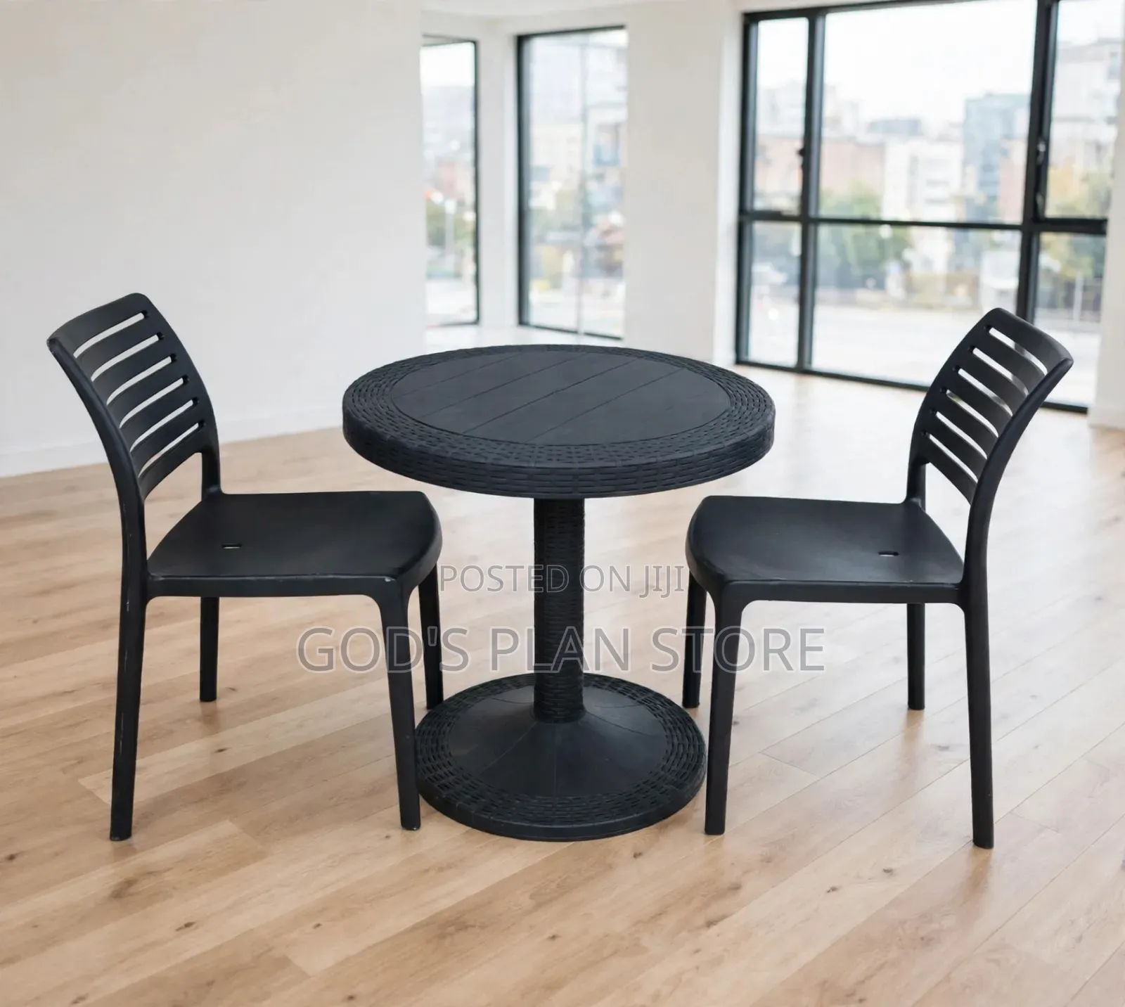 Outdoor Balcony Plastic Chairs and Table Plastic Chairs and Table