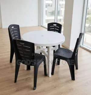 Luxury Dining Plastic Table and Chairs Plastic Table and Chairs