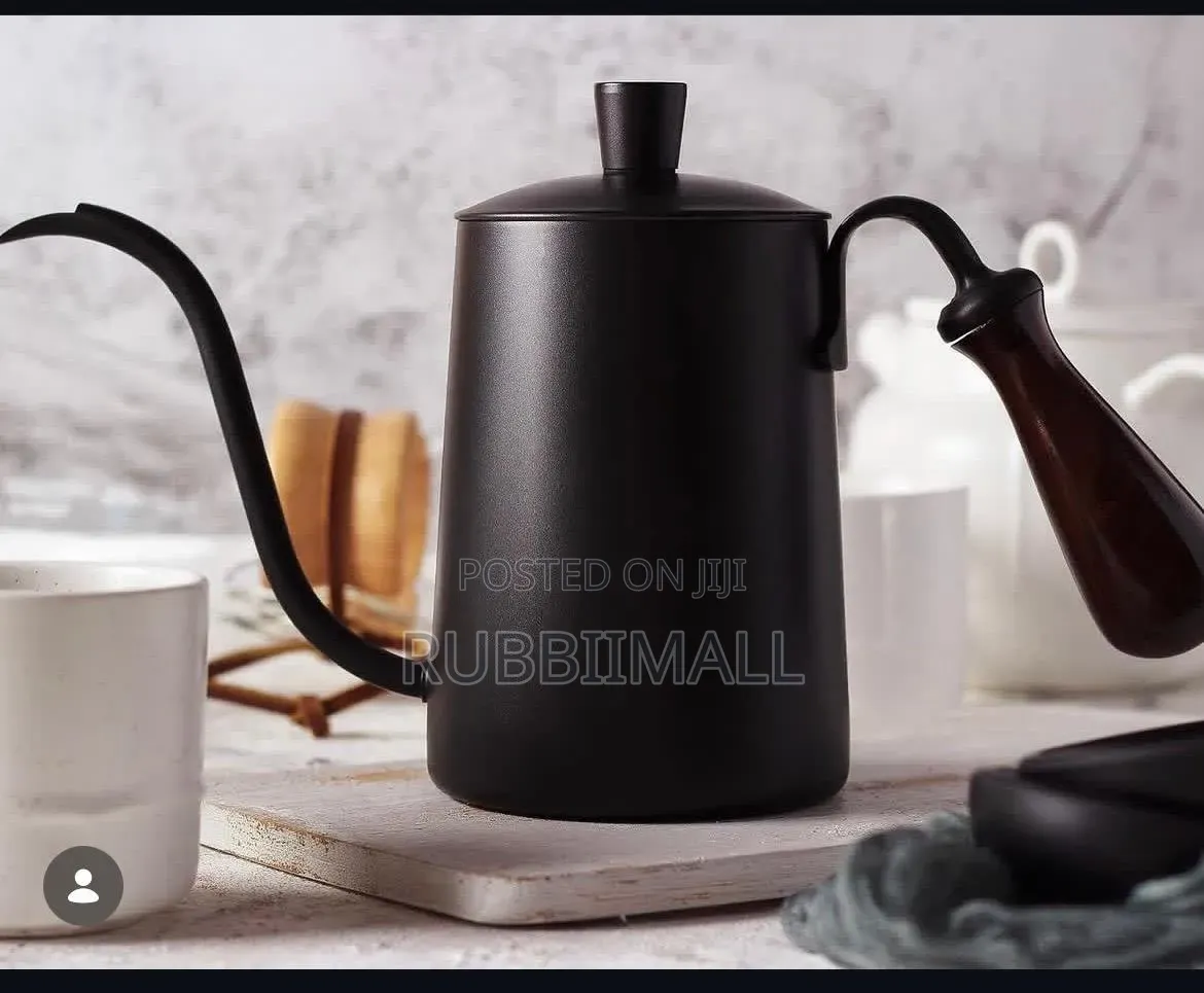 Stainless Steel Gooseneck Pour-Over Coffee and Tea Kettle 600ml