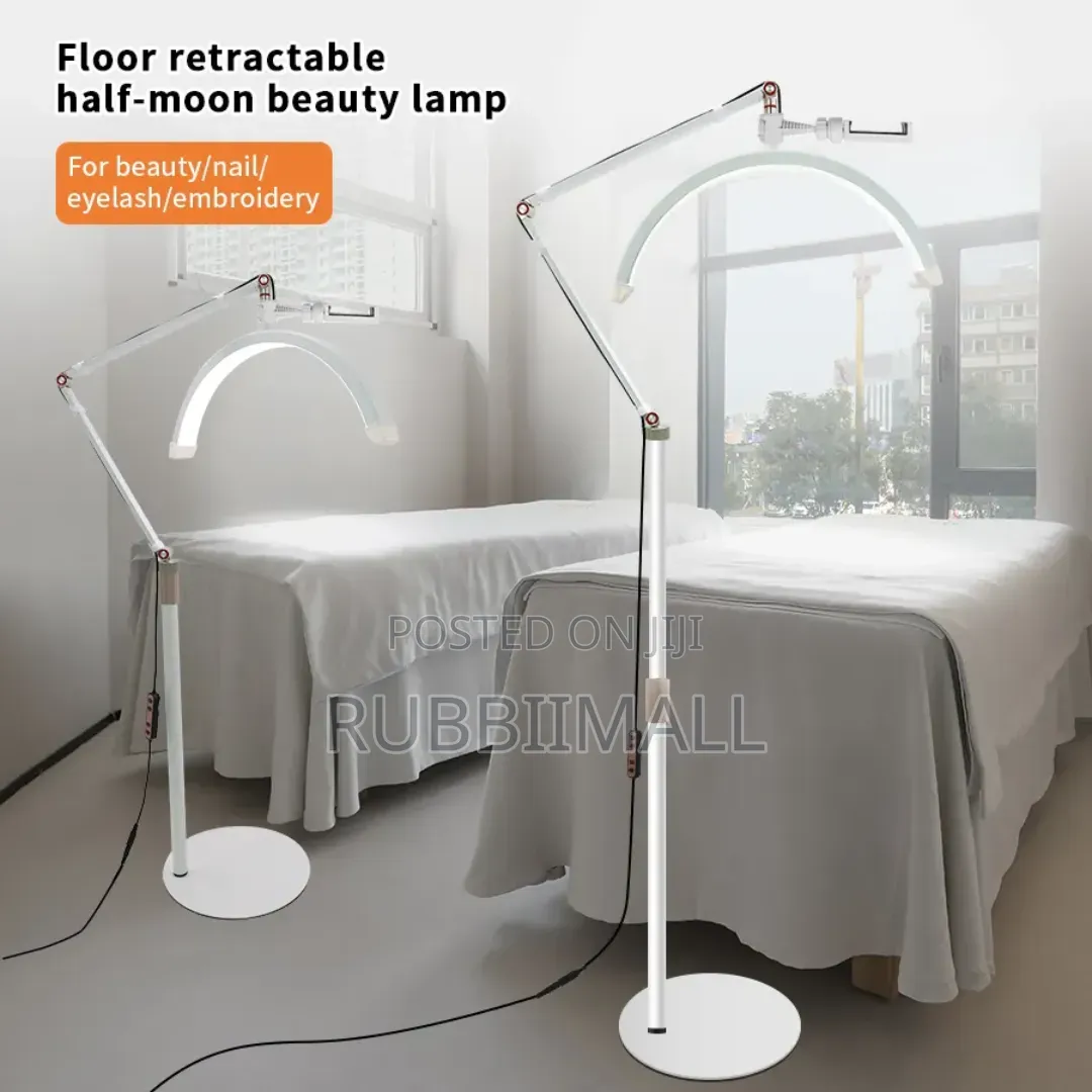 16-Inch Half-Moon LED Floor Lamp