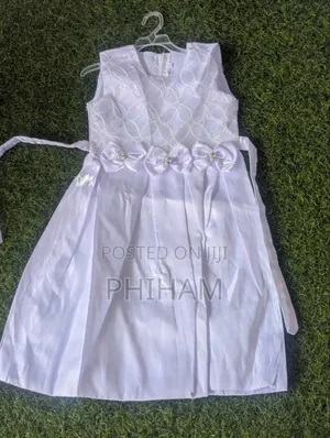 Girls White Dress( 3 to 8yrs)