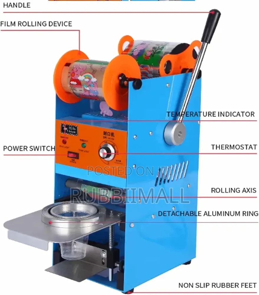 Manual Countertop Cup Sealing Machine