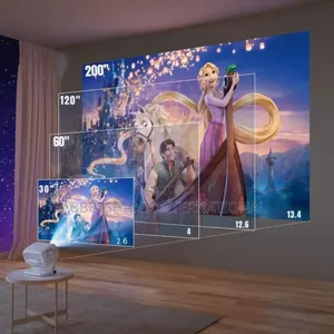 Smart Barry Projector HT41 Portable Smart Projector