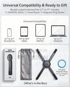 Magnetic Foldable 4-in-1 Laptop Stand
