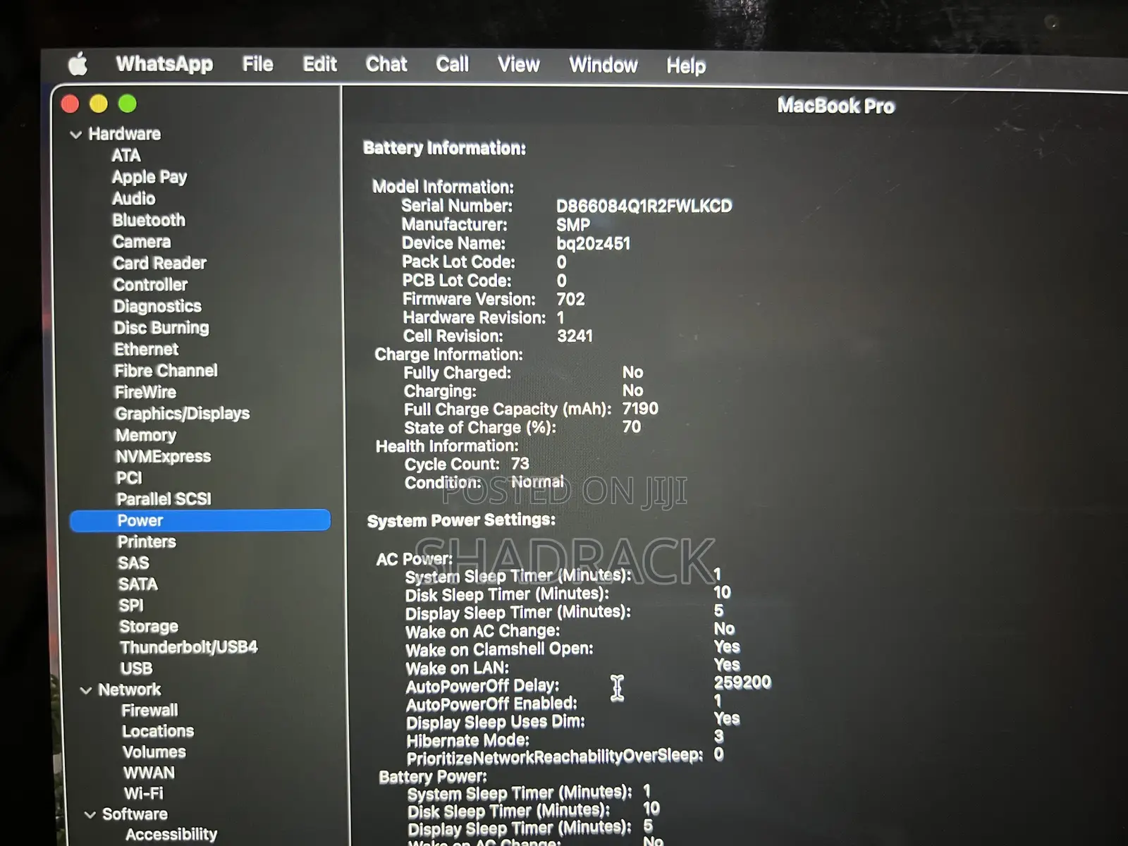 Laptop Apple MacBook Pro 2015 16GB Intel Core i7 SSD 256GB