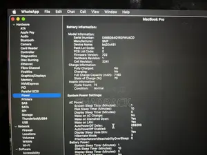 Laptop Apple MacBook Pro 2015 16GB Intel Core i7 SSD 256GB