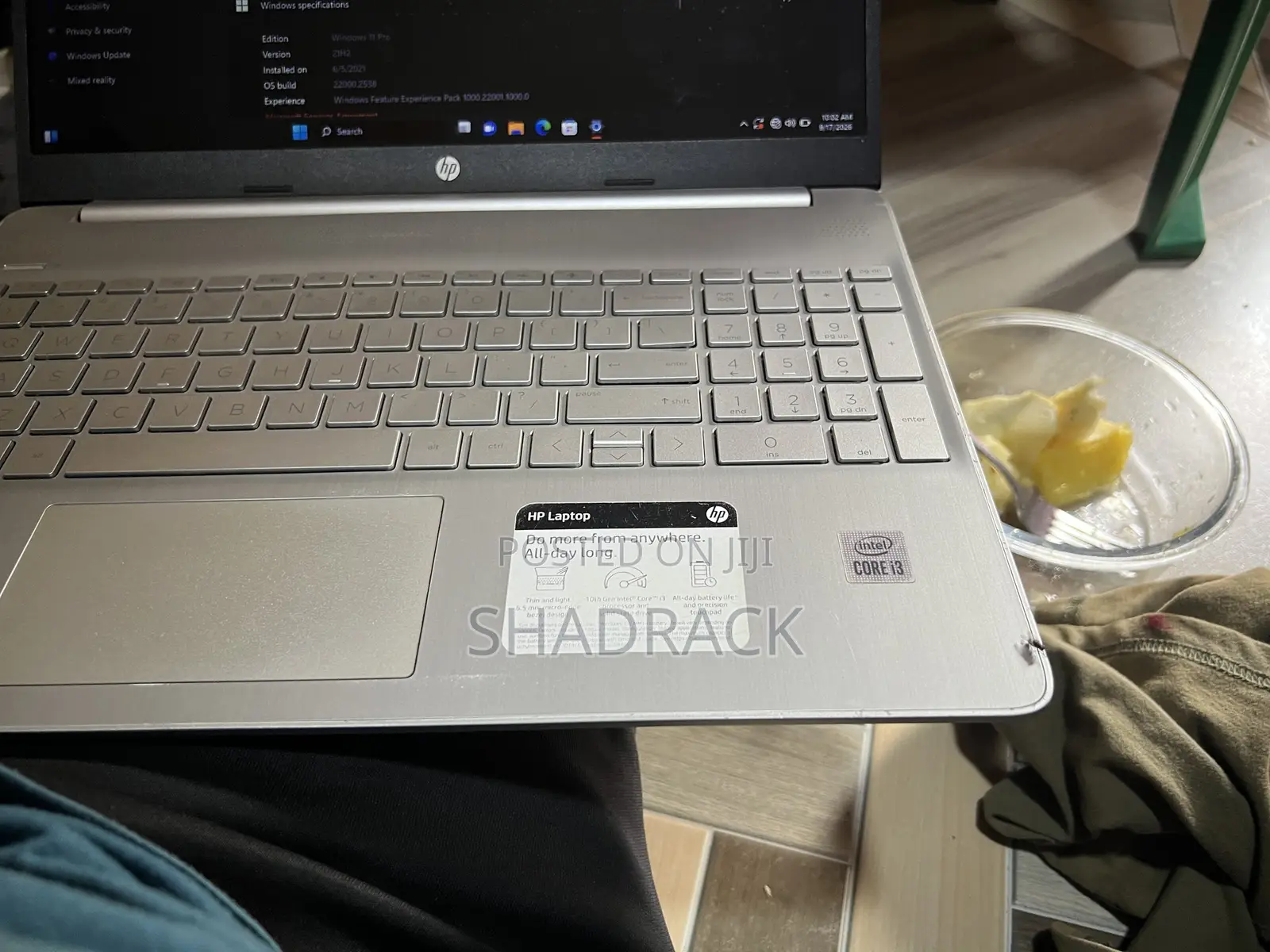 Laptop HP 15 8GB Intel Core i3 SSD 256GB