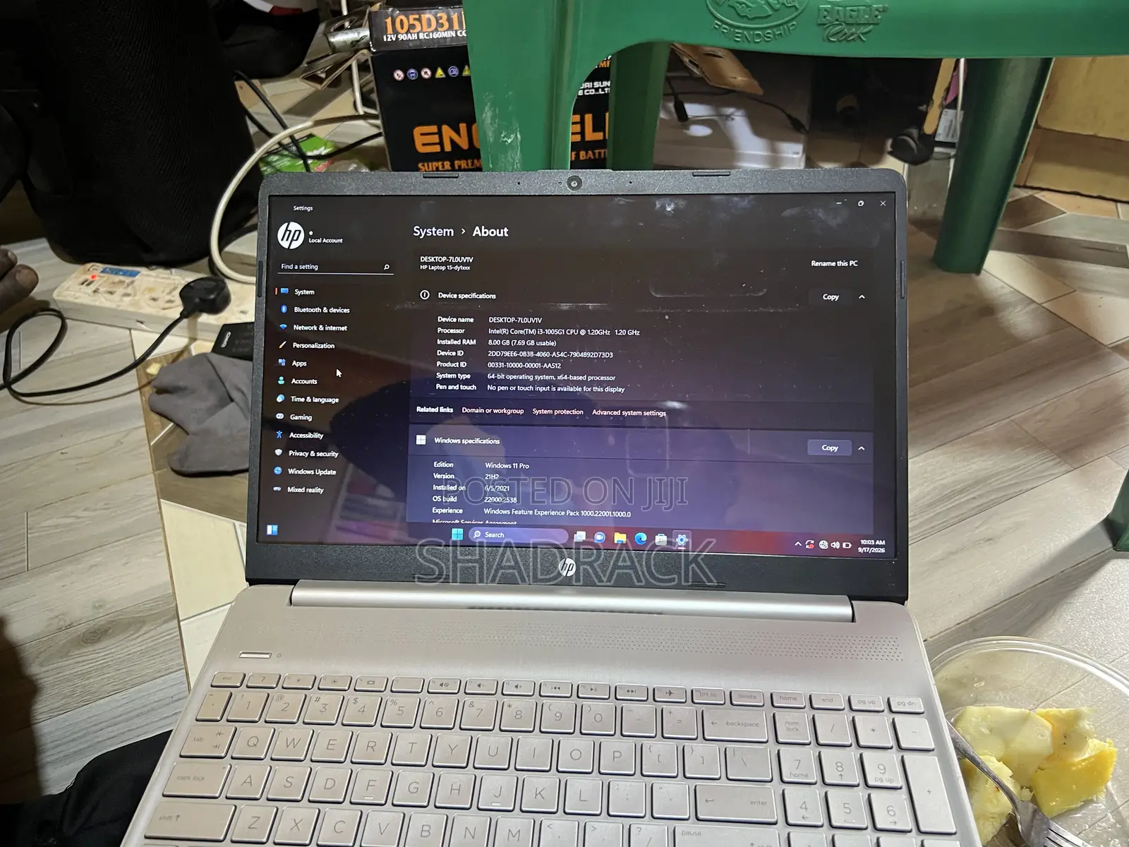 Laptop HP 15 8GB Intel Core i3 SSD 256GB
